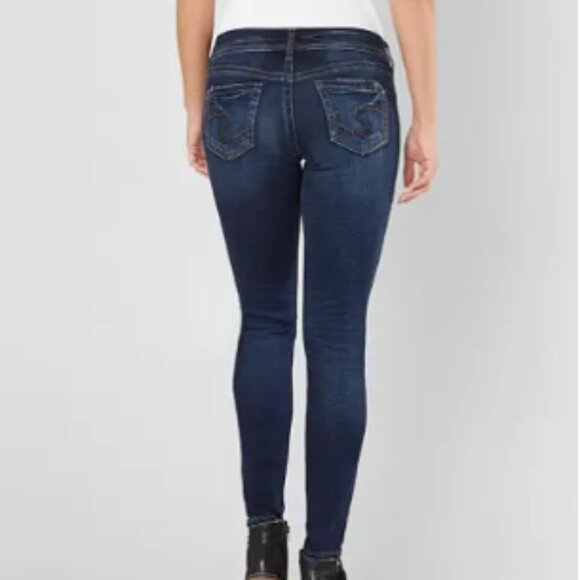 Silver Jeans - Suki Mid Rise Super Skinny Super Stretch 30/31 - Picture 3 of 4